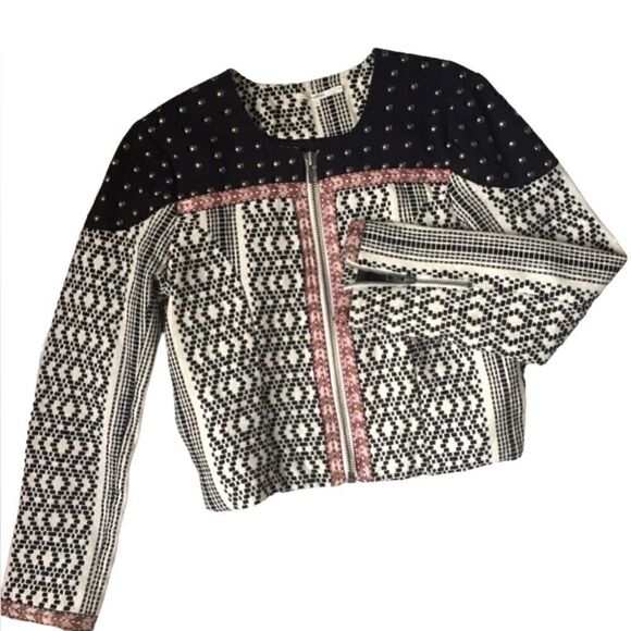 Anthropologie Tularosa Booker Studded Jacket Size S - Picture 3 of 16